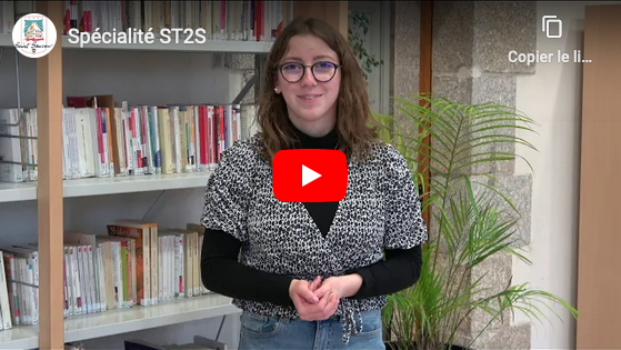 Vidéo de présentation de la spécialité ST2S